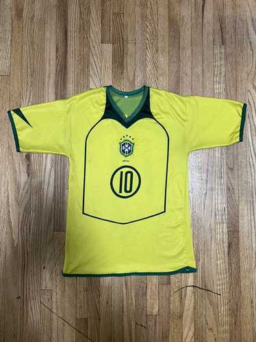 Vintage Vintage Brazil Soccer Jersey - Ronaldinho 