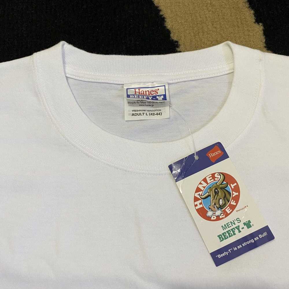 Hanes × Japanese Brand × Vintage 90s Blank Tee Ha… - image 2