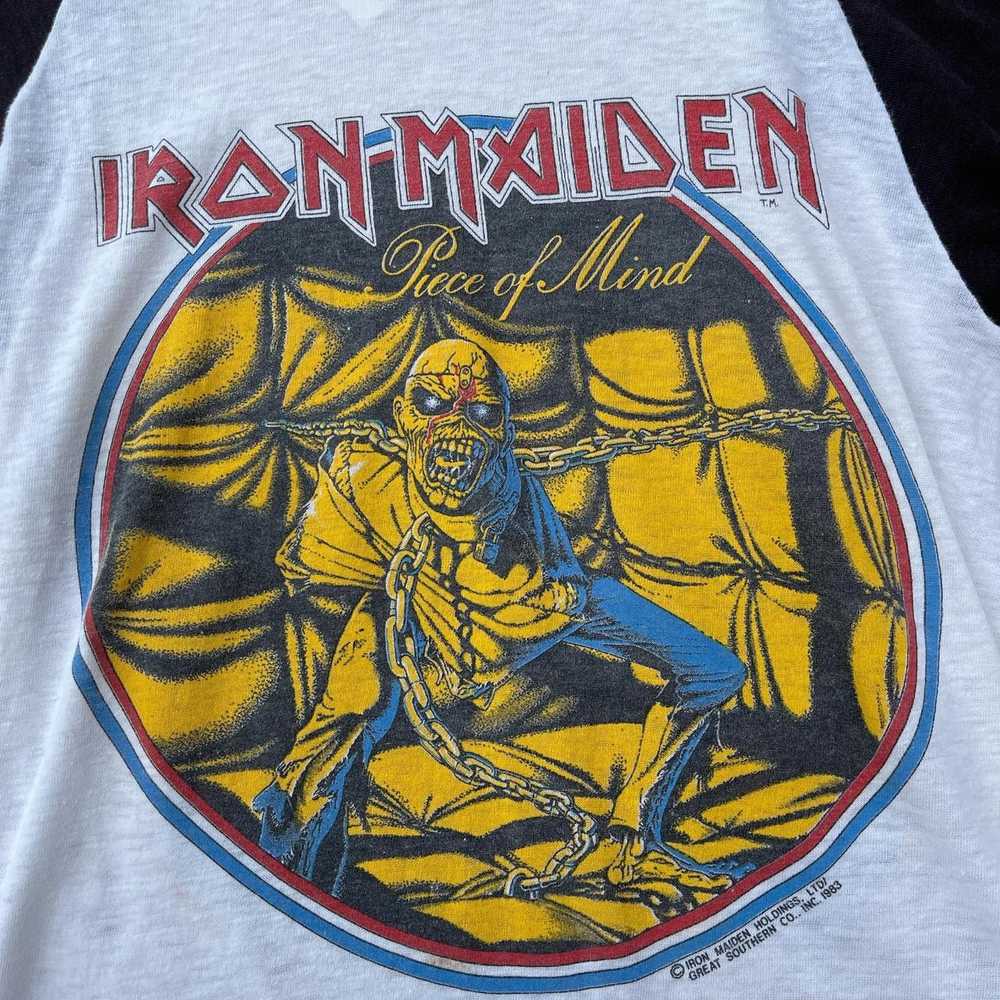 Streetwear × Vintage Vintage 1983 Iron Maiden pie… - image 2