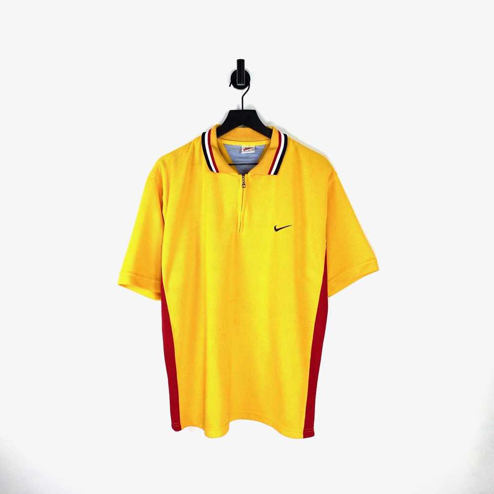 Nike × Streetwear × Vintage 90s Nike Polo T Shirt… - image 1