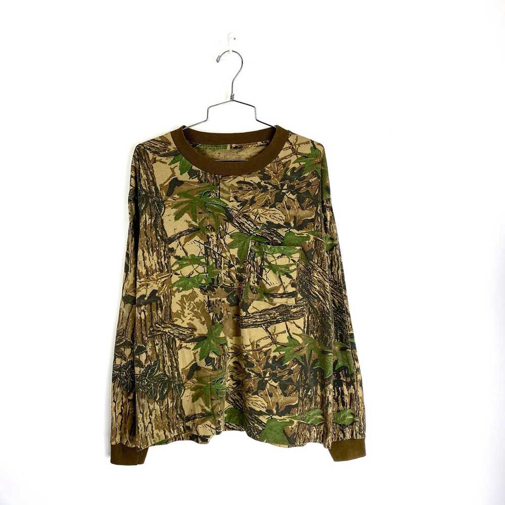 Camo × Streetwear × Vintage Vintage Camo Long Sle… - image 1