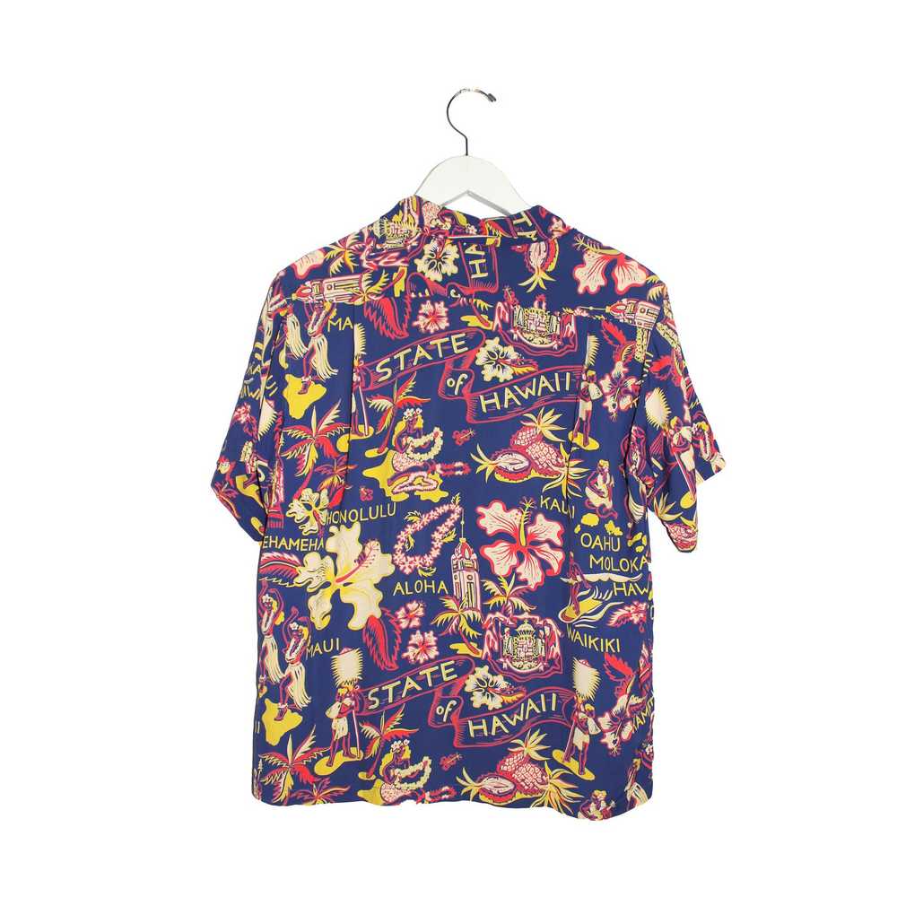 Sun Surf Hawaiian Print Rayon Camp Collar Shirt - image 2