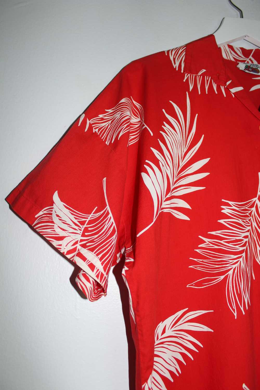 Vintage Floral Cotton Hawaiian Shirt - image 3