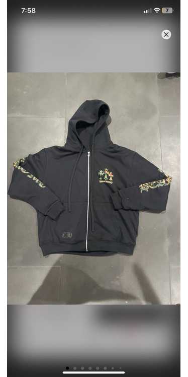 Chrome Hearts Camo Crome hearts triple cross zip u