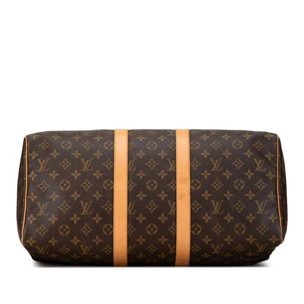 Louis Vuitton Keepall leather travel bag - image 4