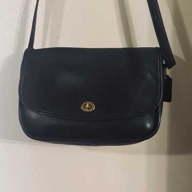 Vintage coach city bag black - image 1