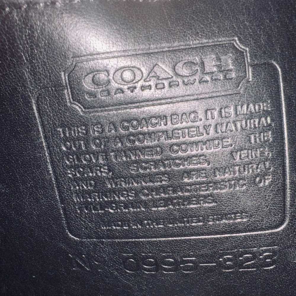 Vintage coach city bag black - image 6