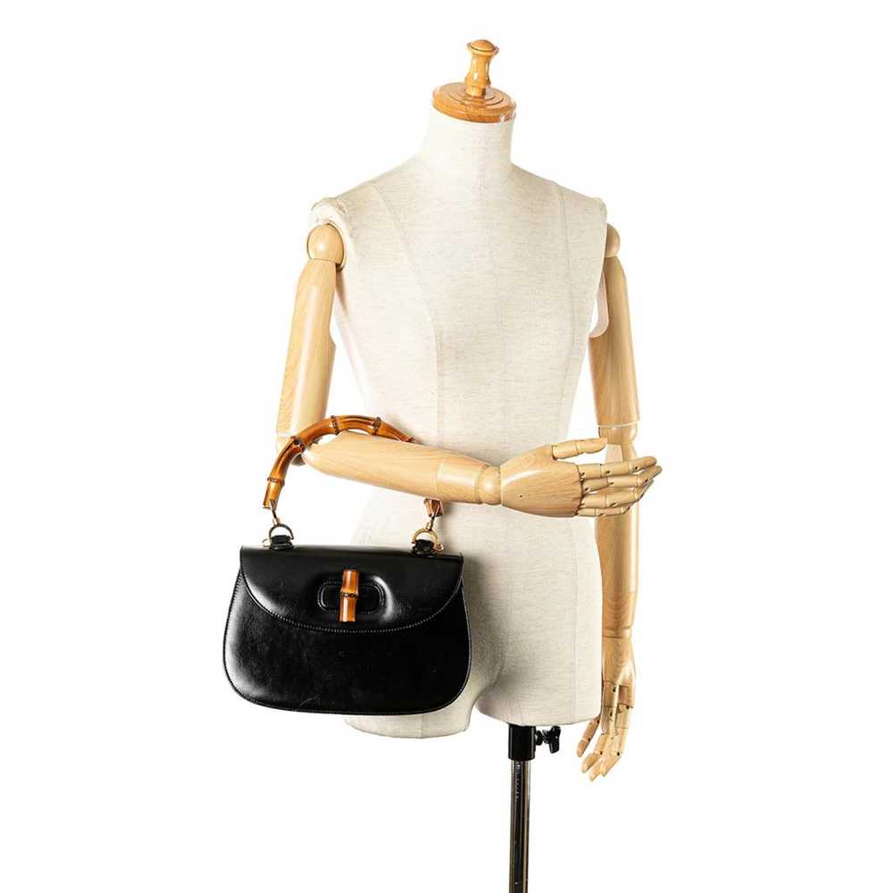 Gucci Bamboo leather crossbody bag - image 12