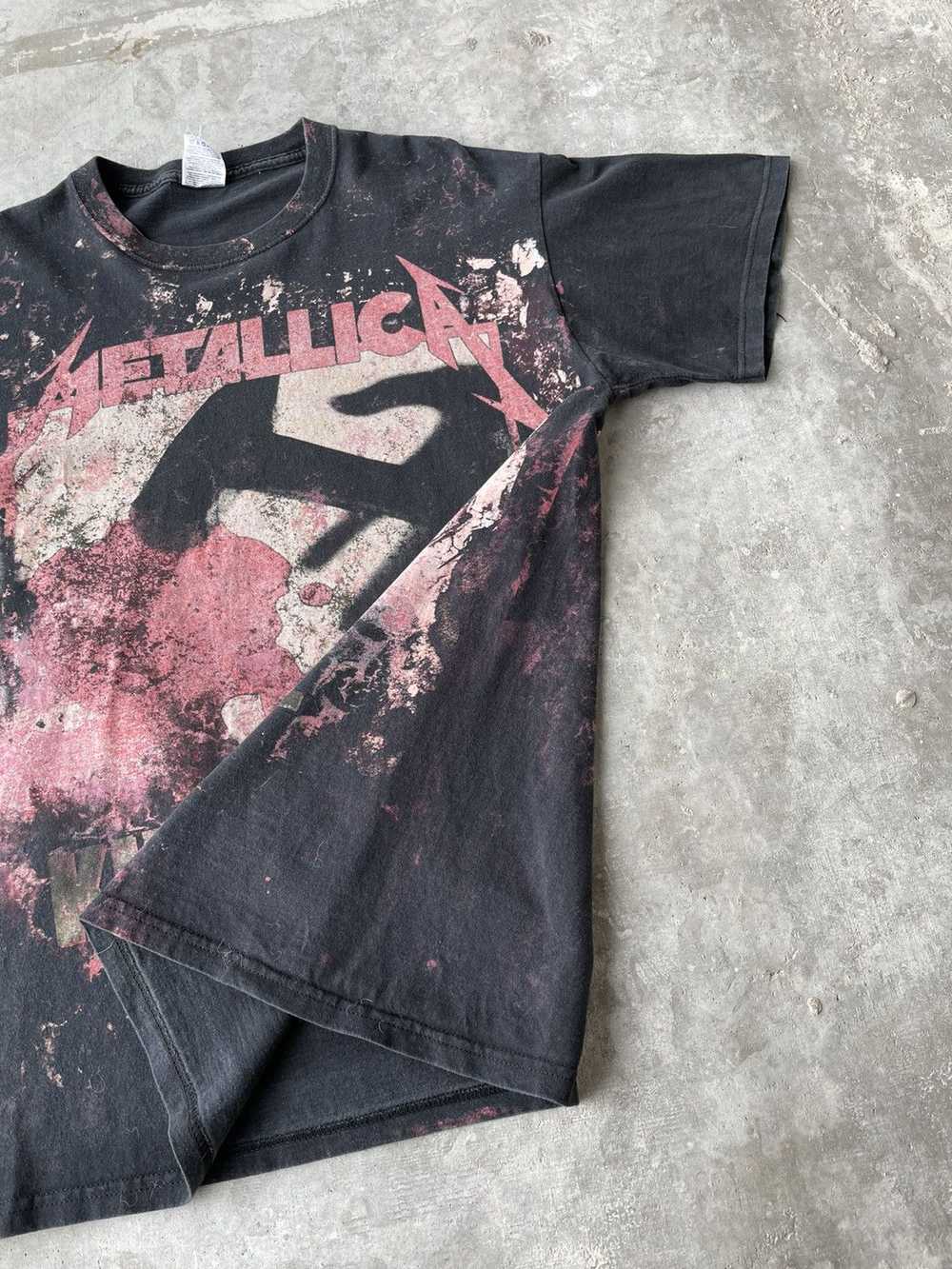 Metallica × Rock Band × Vintage Vintage Heavy Cot… - image 8