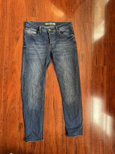 Diesel Vintage Diesel Thrashed Blue Jeans