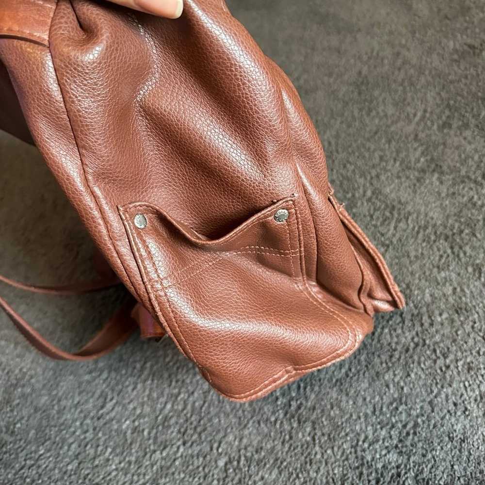 Relic vintage brown leather Backpack - image 10