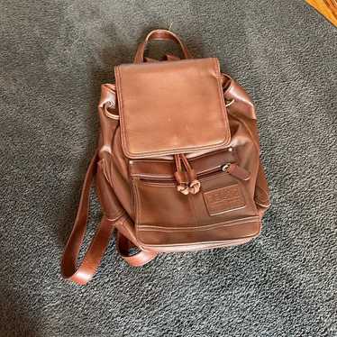 Relic vintage brown leather Backpack - image 1