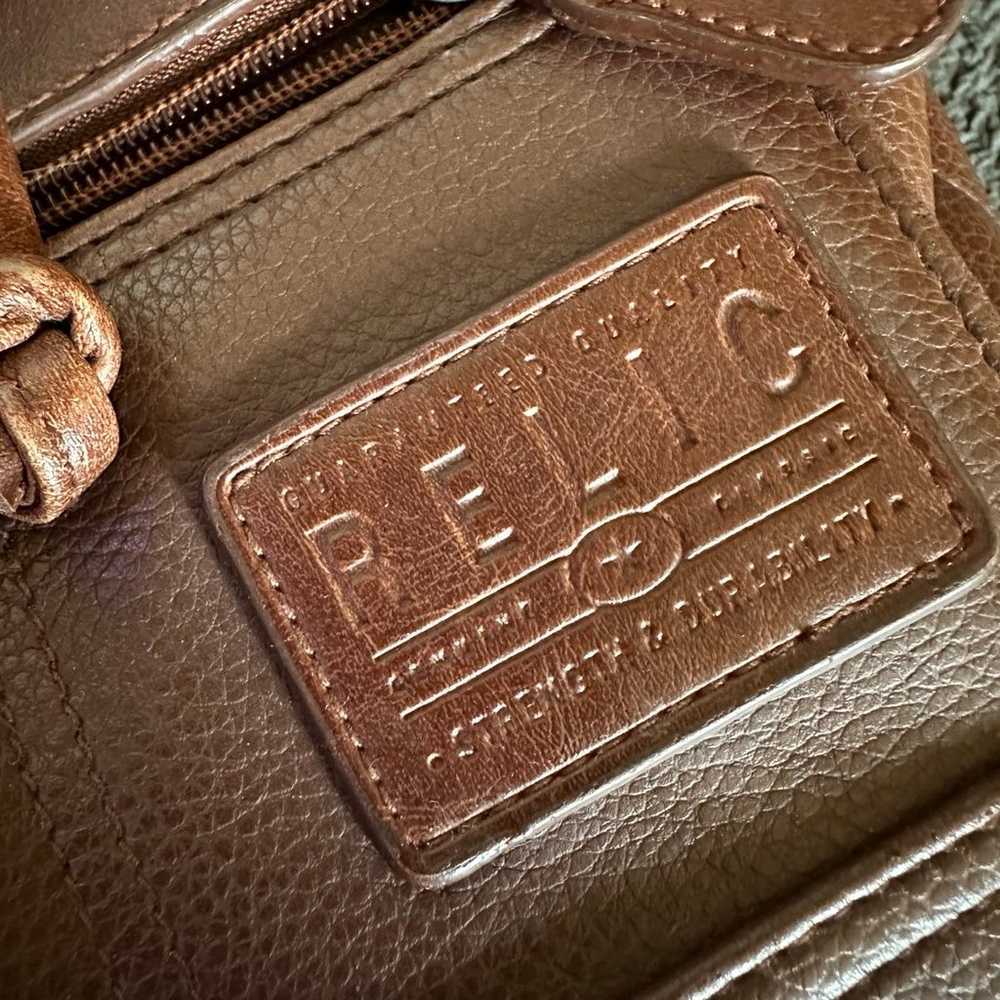 Relic vintage brown leather Backpack - image 2