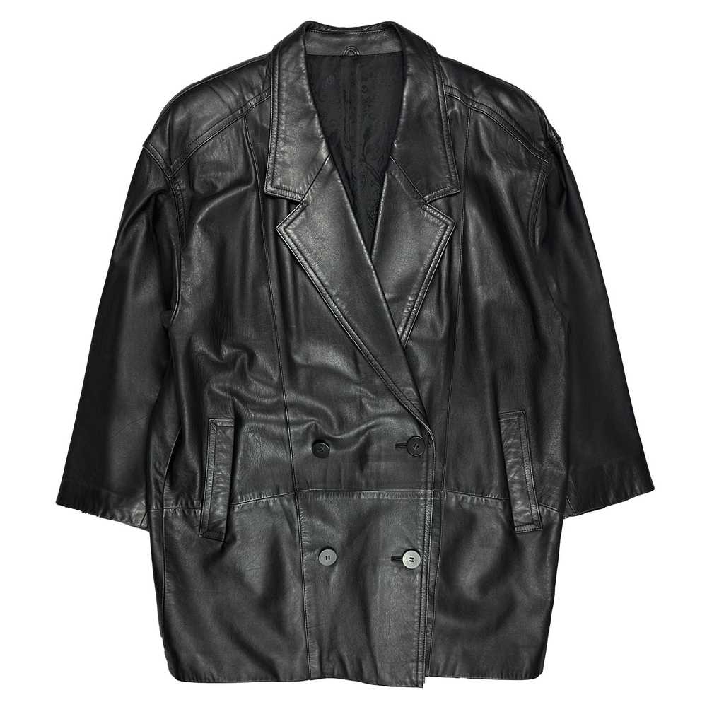 Vintage Calf Leather Coat - image 1