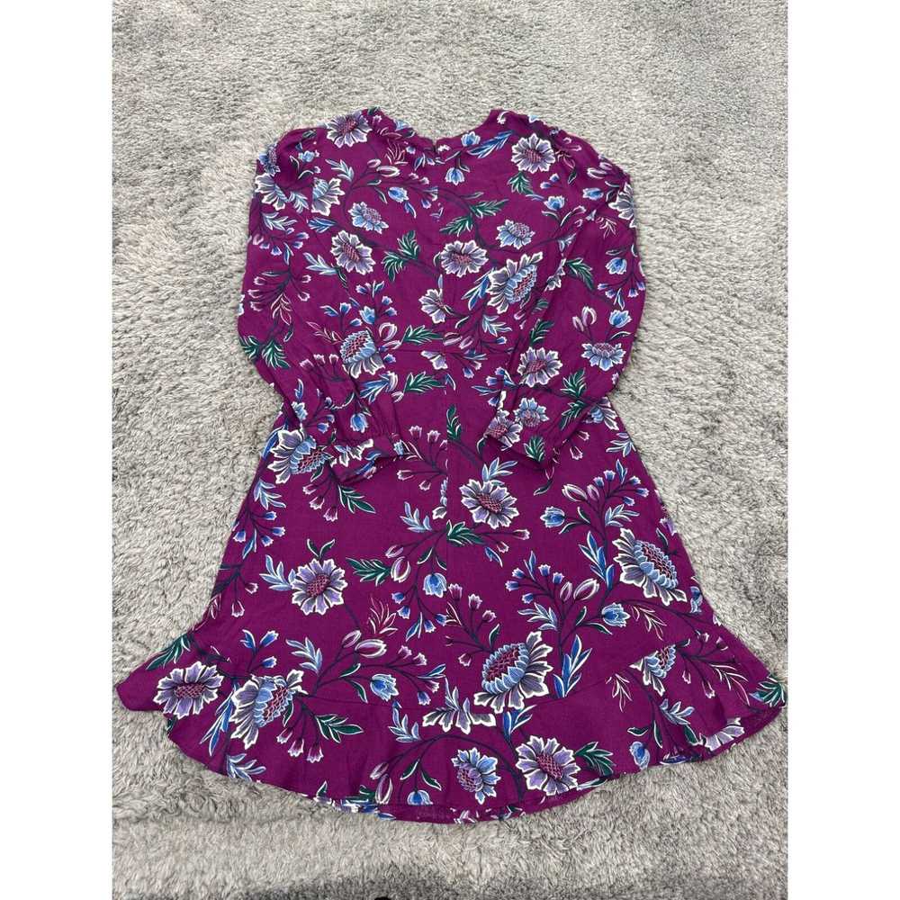 Loft Ann Taylor LOFT Dress Womans 2 Plum Purple F… - image 2