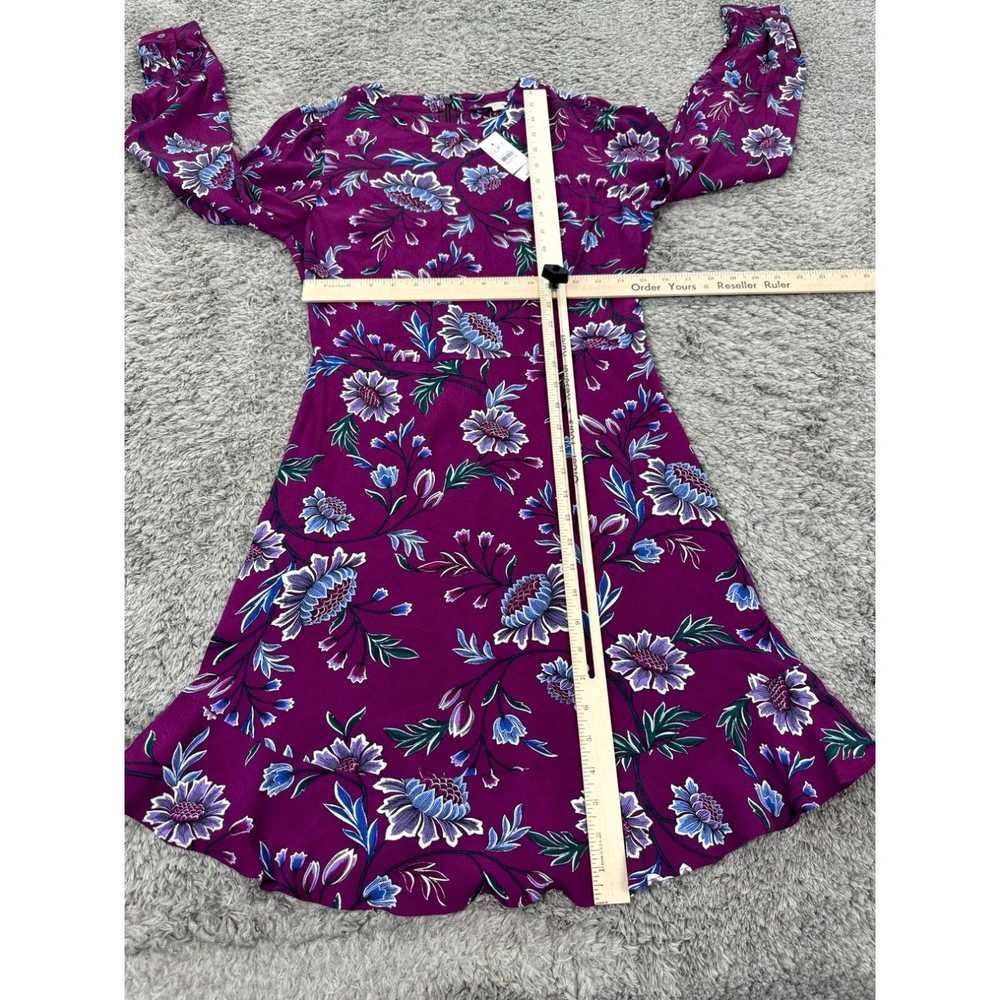 Loft Ann Taylor LOFT Dress Womans 2 Plum Purple F… - image 5