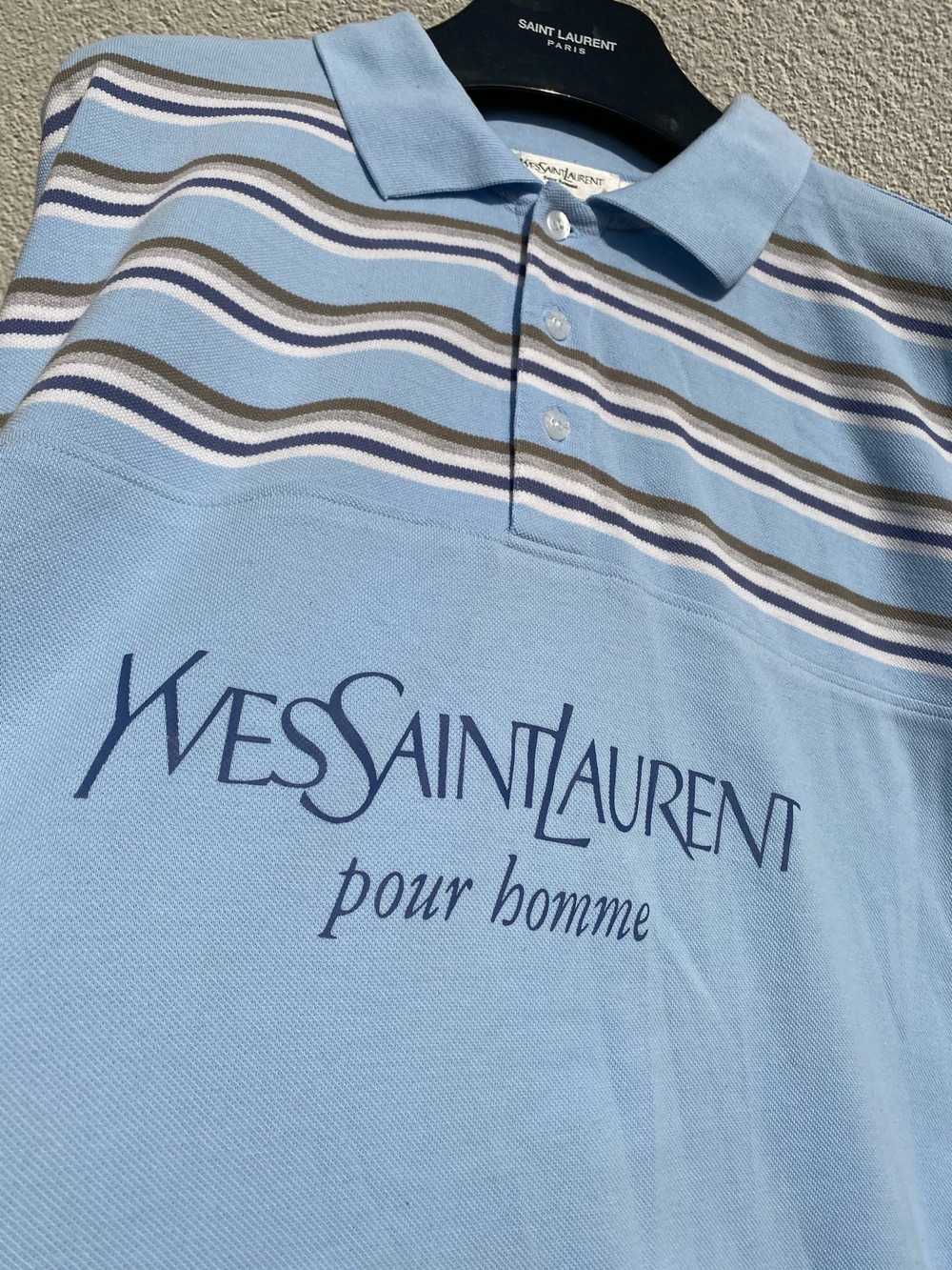 Vintage × Yves Saint Laurent YSL Polo Spell Out - image 1