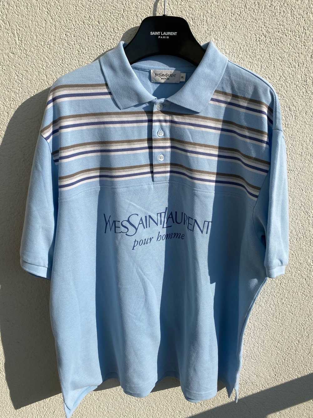 Vintage × Yves Saint Laurent YSL Polo Spell Out - image 2