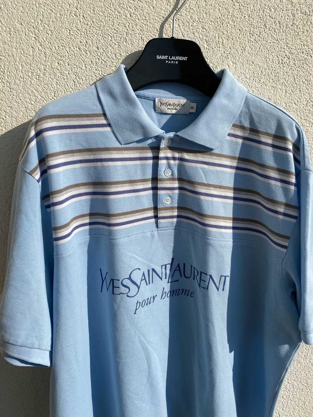 Vintage × Yves Saint Laurent YSL Polo Spell Out - image 3