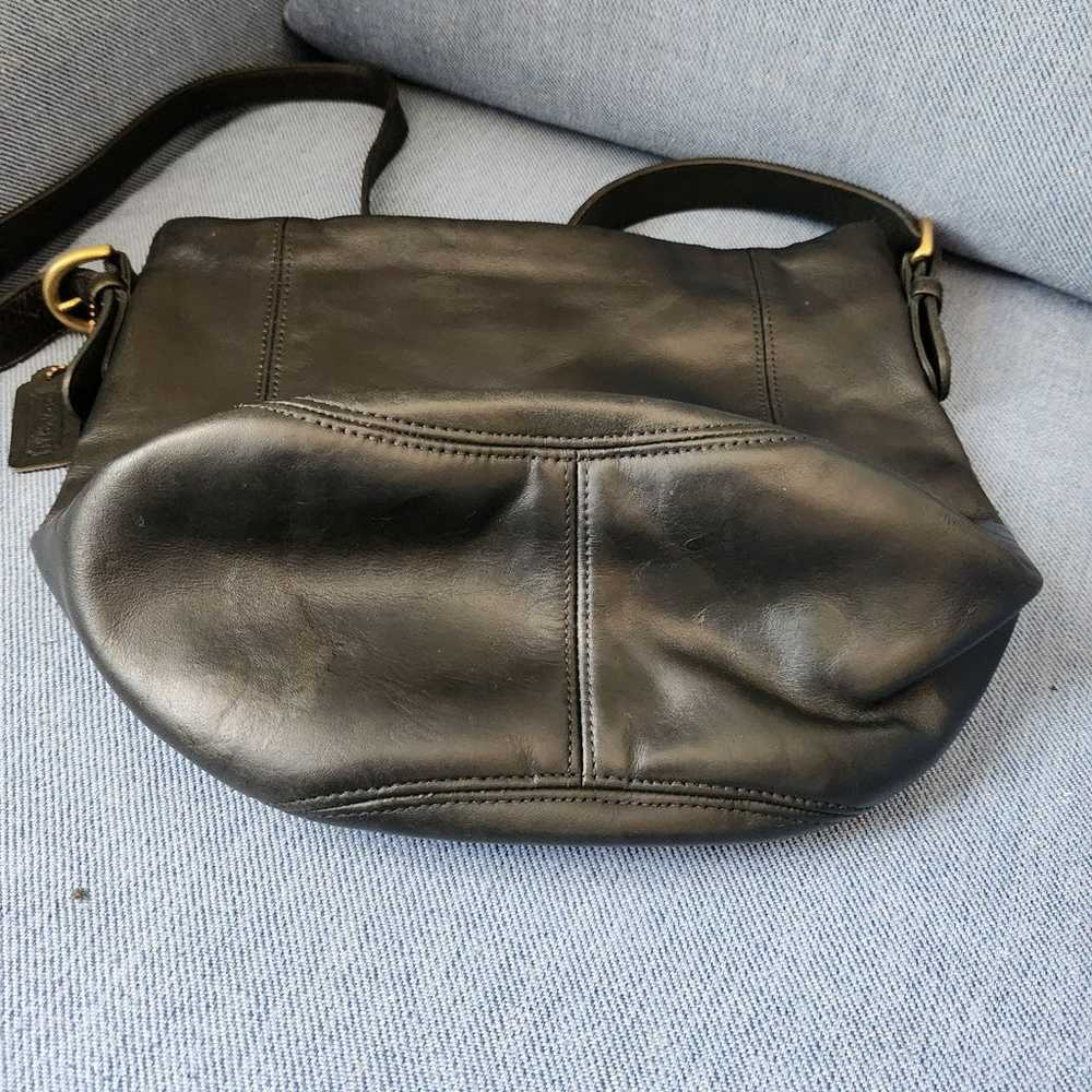 Vintage Coach Leather Shoulder Bag - image 3