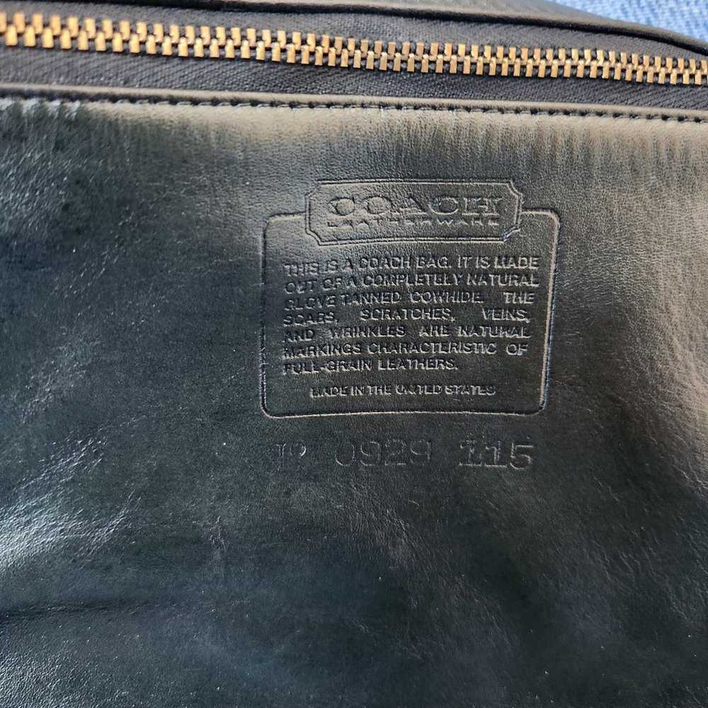 Vintage Coach Leather Shoulder Bag - image 4