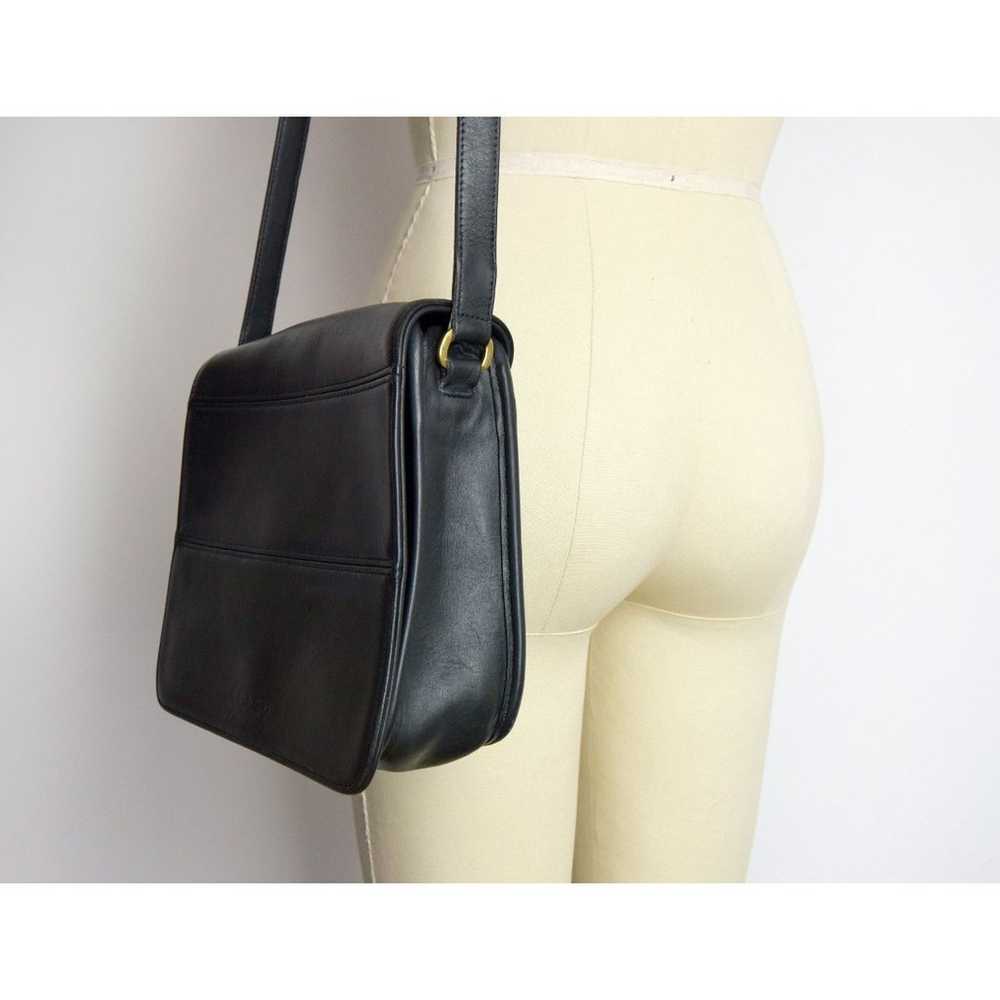 1990s Coach Tribeca Flap Shoulder Bag in Black 90… - image 5