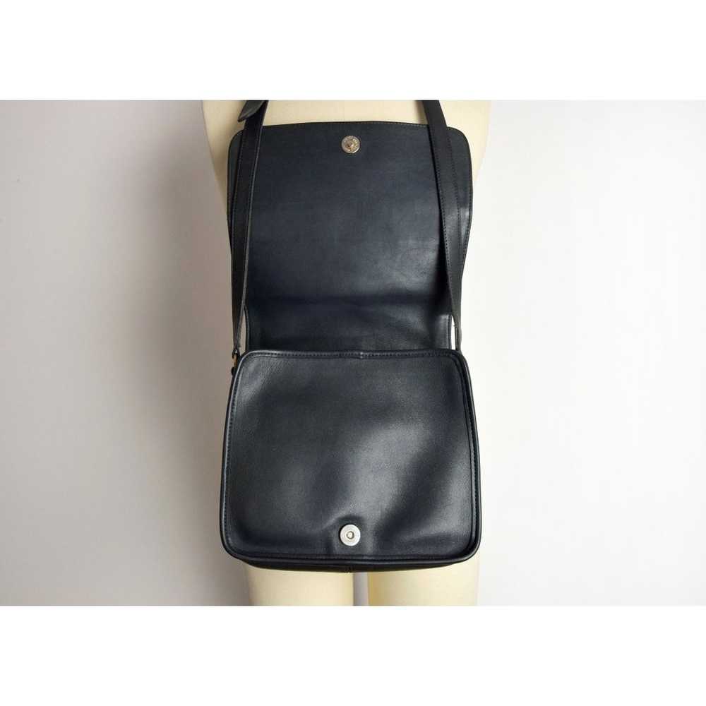 1990s Coach Tribeca Flap Shoulder Bag in Black 90… - image 7