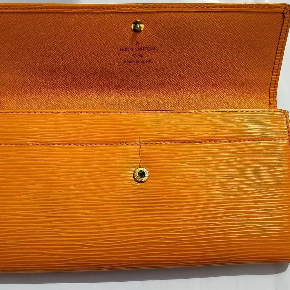 Louis Vuitton vintage rare orange EPI SARAH woc - image 1