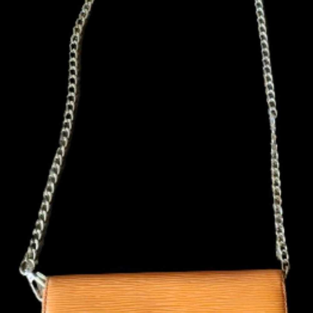 Louis Vuitton vintage rare orange EPI SARAH woc - image 2