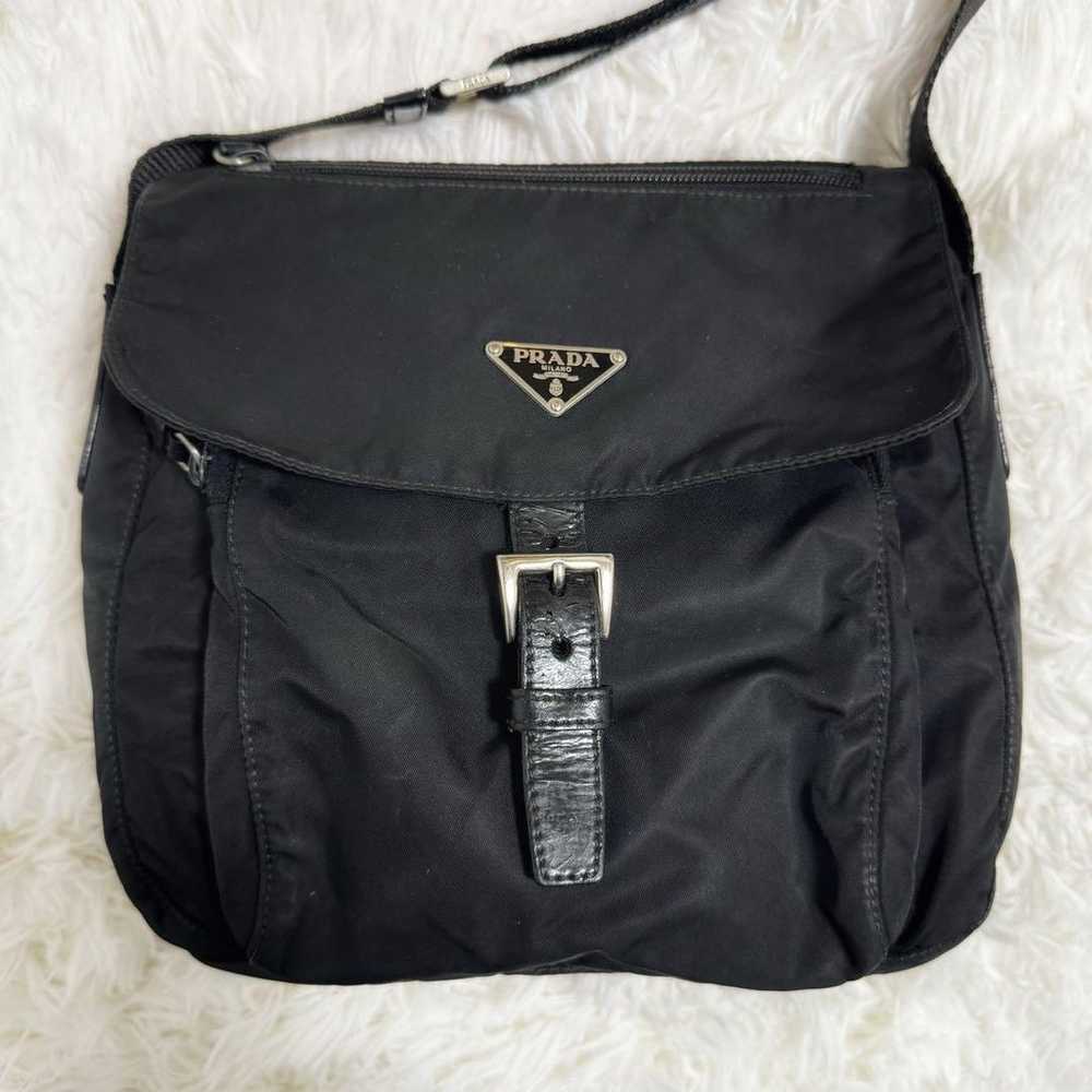 Excellent condition ✨ PRADA triangle logo Tessuto… - image 2