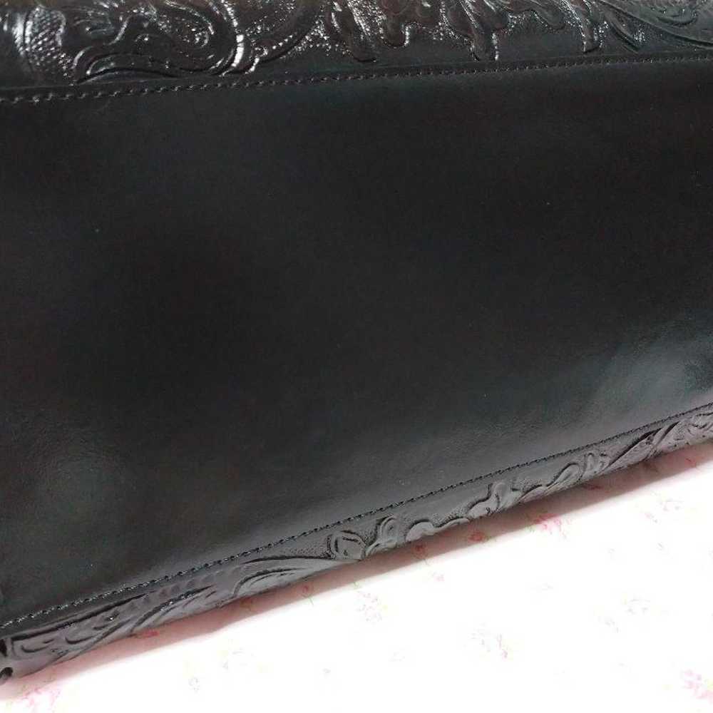 Grace Continental Boston Bag Carving Bag Black Sh… - image 9