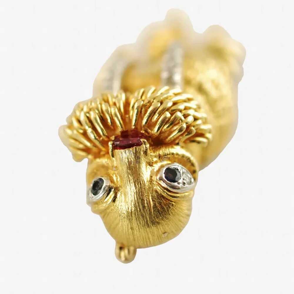 Vintage Hammerman Brothers 18K Gold Walrus Brooch… - image 7