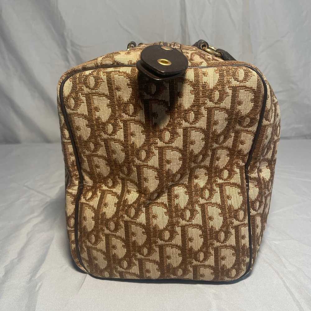 Authentic Vintage Dior Brown Monogram Trotter Bos… - image 2