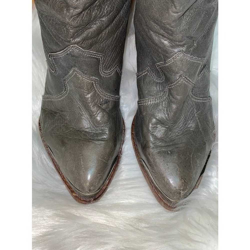 Zodiac USA Vintage Leather Cowboy Boots - image 10