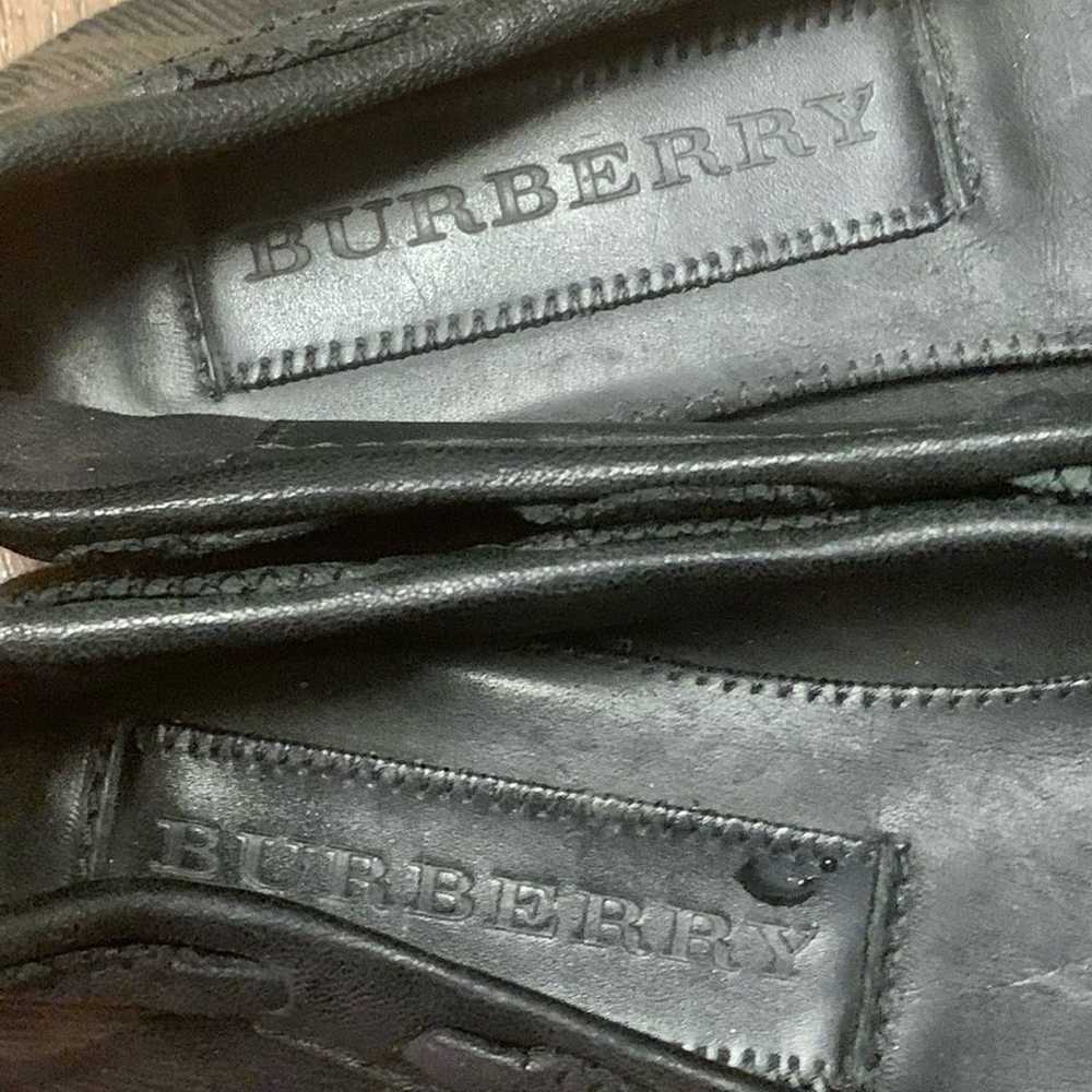 BURBERRY Black Brown Vintage NOVA PLAID Ballet FL… - image 3