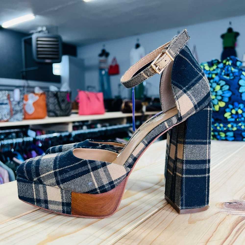 Jessica Simpson | plaid heels 6.5 $40 - image 3