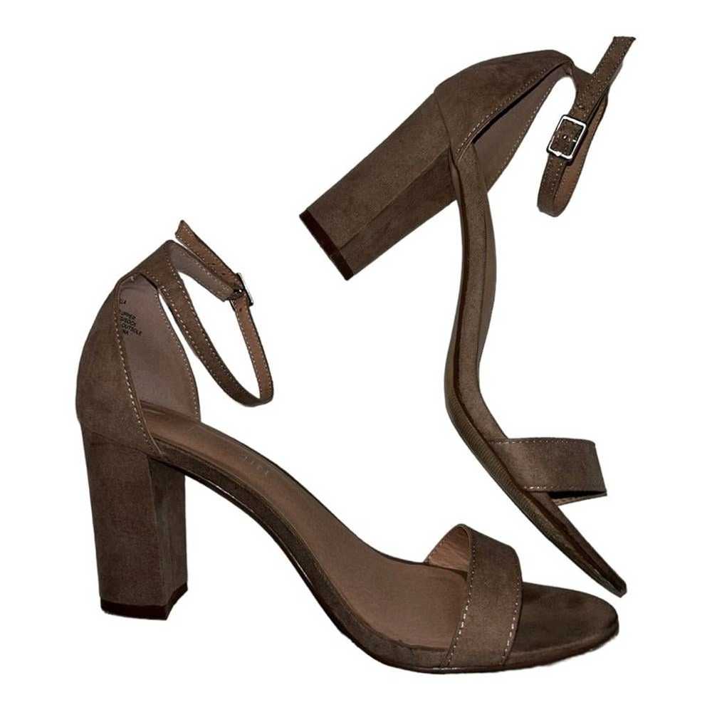 Madden Girl l Beella Tan Block Heels Size 9.5 - image 8