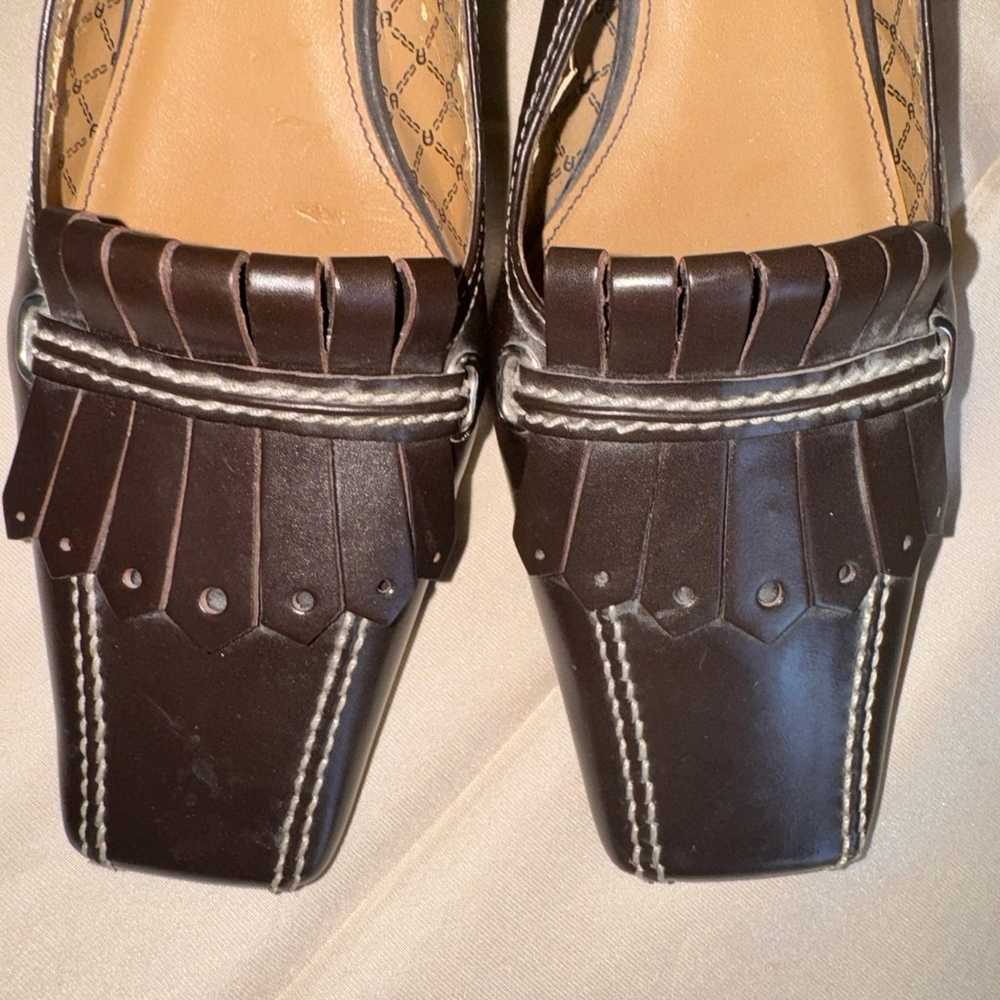 Etienne Aigner Eberhart Leather Slingback Square … - image 3