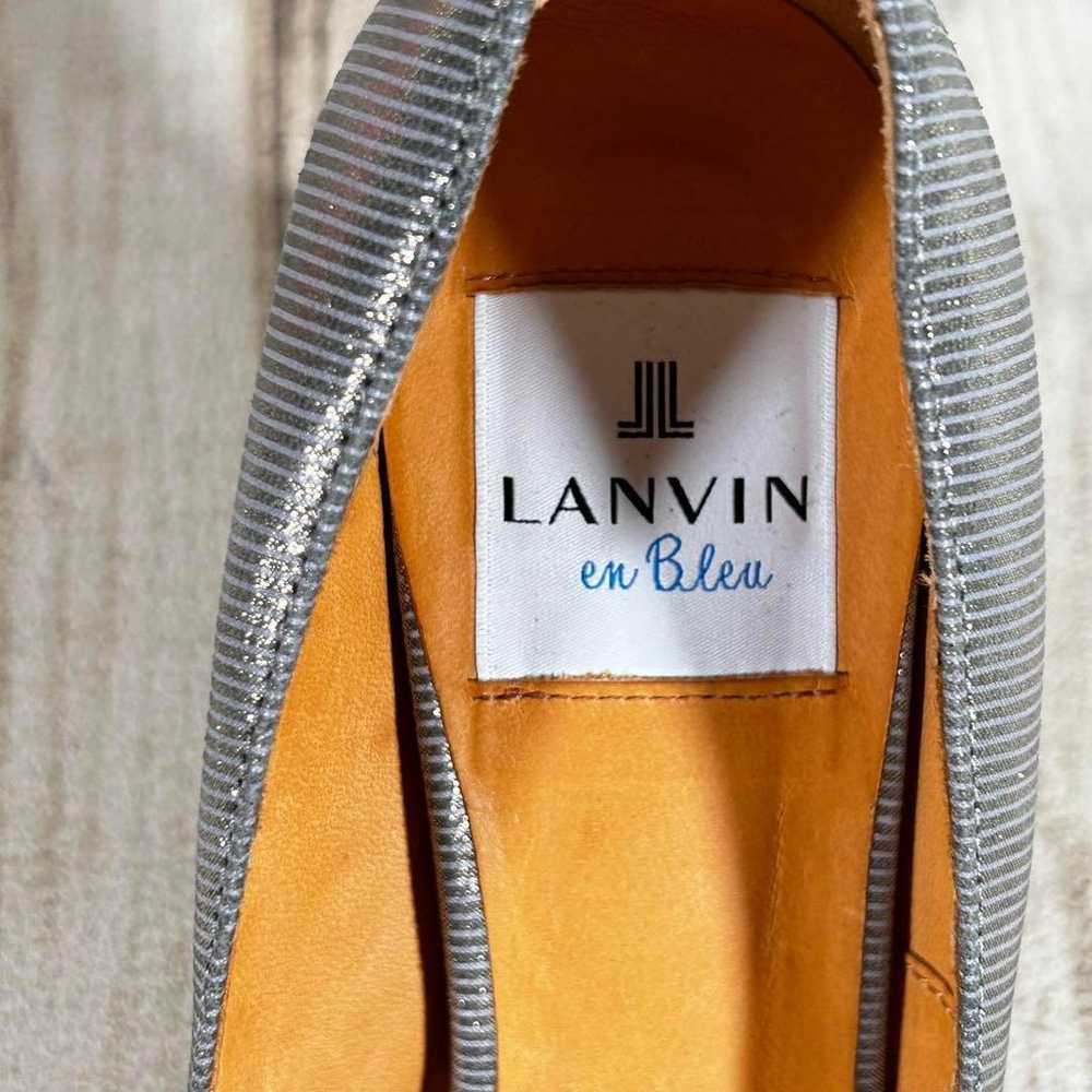 【LANVIN en Bleu】High heels, stiletto heels, lame,… - image 8