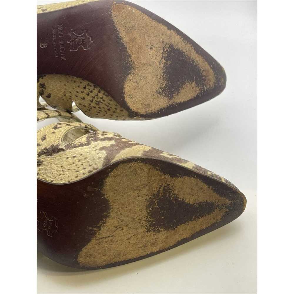 Vintage Mario Valentino Leather Women Medium Shoe… - image 7