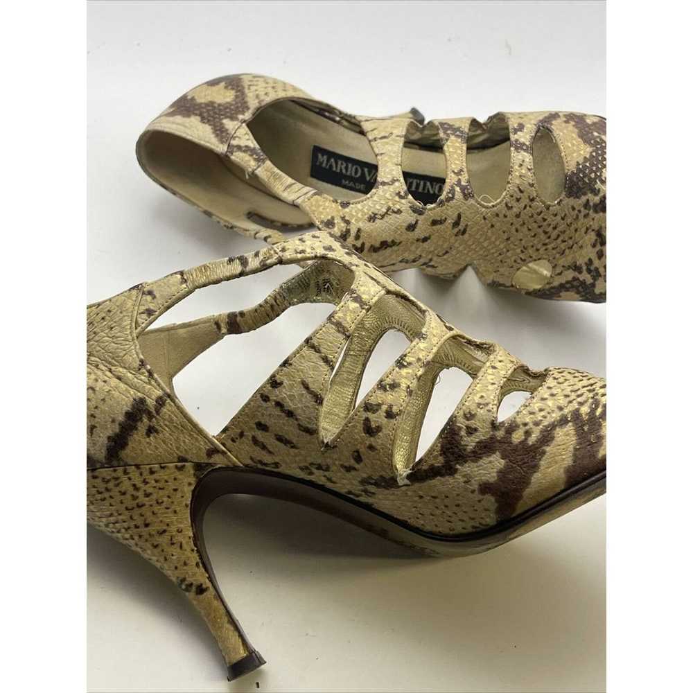 Vintage Mario Valentino Leather Women Medium Shoe… - image 9