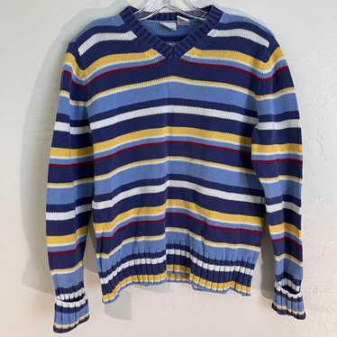 Cherokee Vintage Y2K Cherokee Striped Knitted Pull