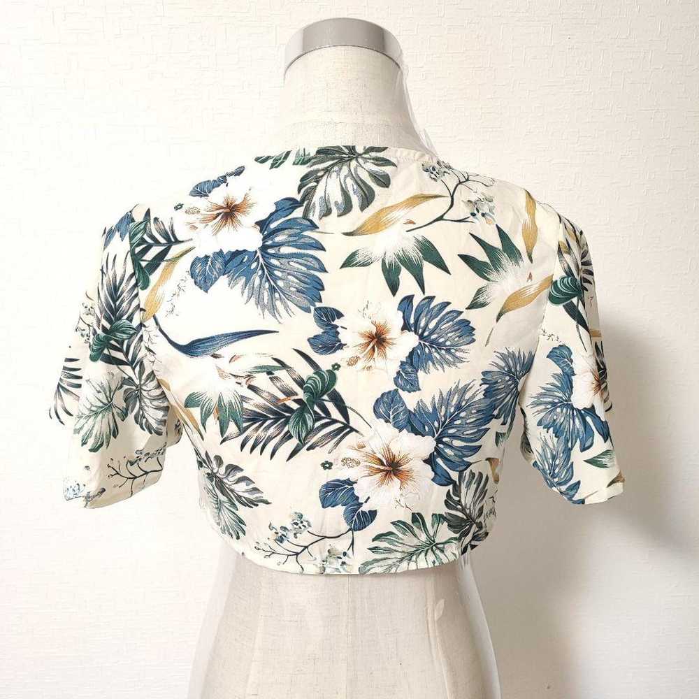 SHEIN Tops Shirt Blouse Half Sleeve Thin Floral P… - image 5