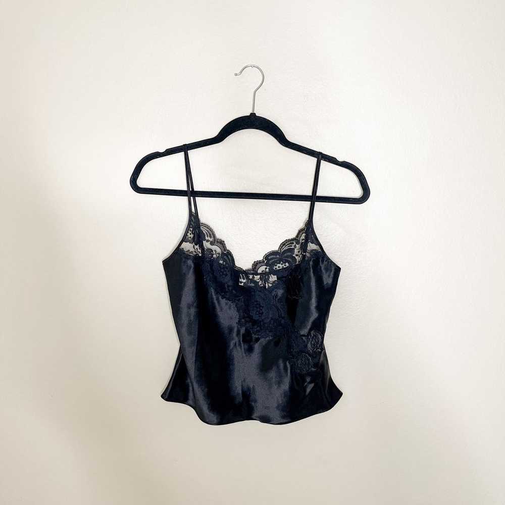 Victoria’s Secret Lace Cami Tank Top Black - image 1