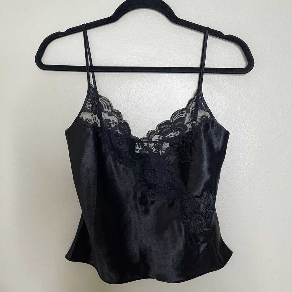 Victoria’s Secret Lace Cami Tank Top Black - image 3