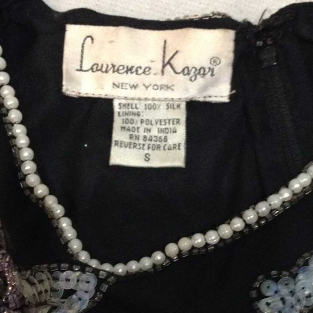 Laurence Kazar NY Designer.  100% Silk, pearl and… - image 4