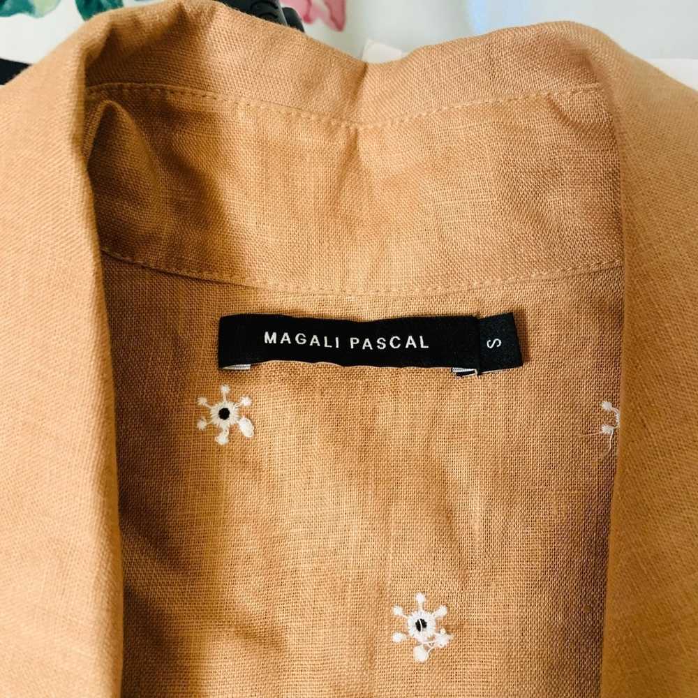 Magali Pascal Palmiere Linen Shirt Small - image 2