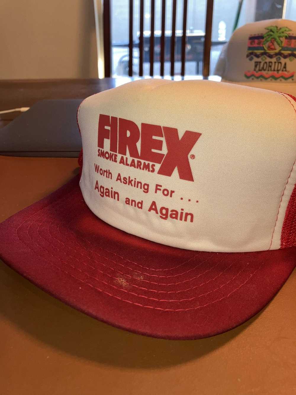 Trucker Hat × Vintage Vintage 1980s Firex Distres… - image 2