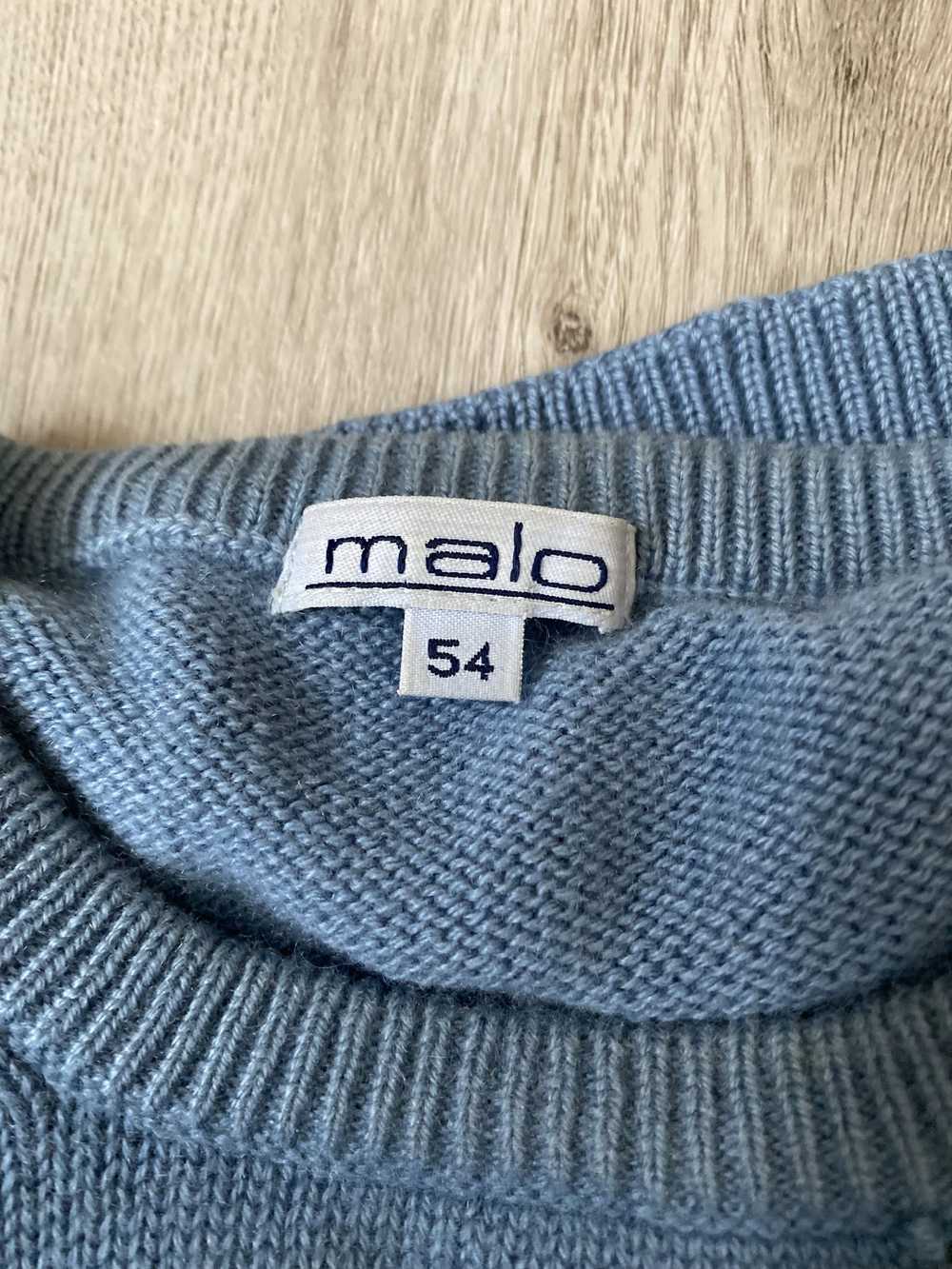 Malo Blue cashmere sweater - image 3