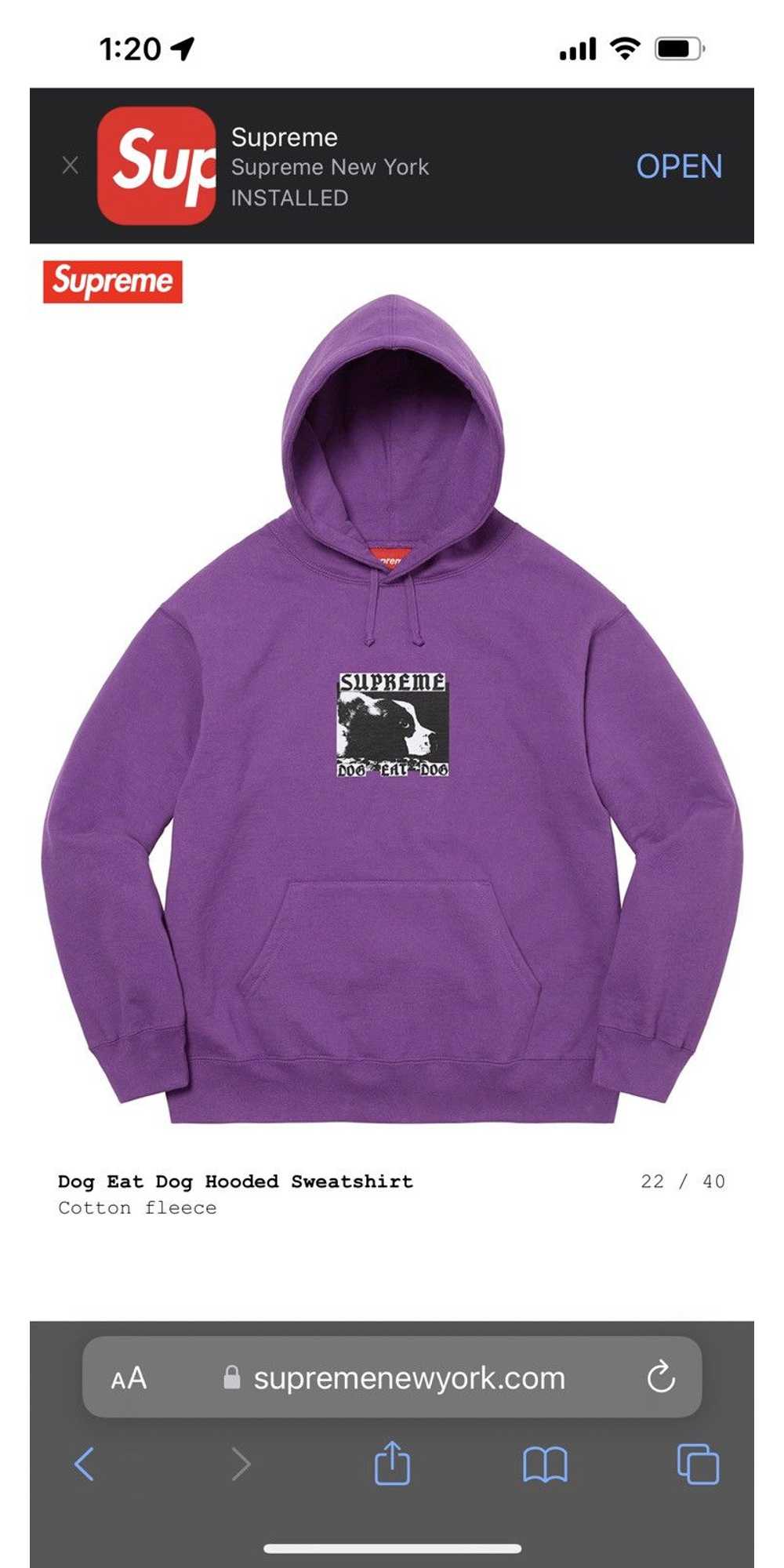 Supreme Supreme dog eat dog hoodie - image 4